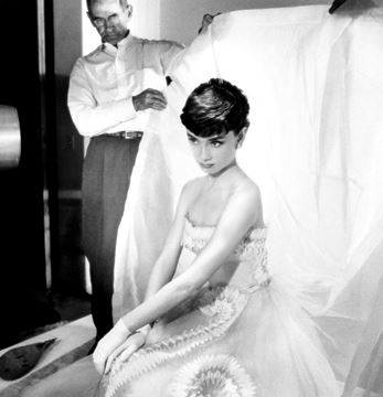 Picture of In earrings and gown, Paramount Studios, 1953
